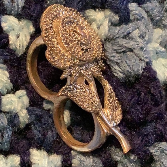 🌹Rose double ring - Picture 8 of 8